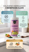 COLAGENO HIDROLIZADO ROSA CURCUMA Y BIOTINA X 700 g