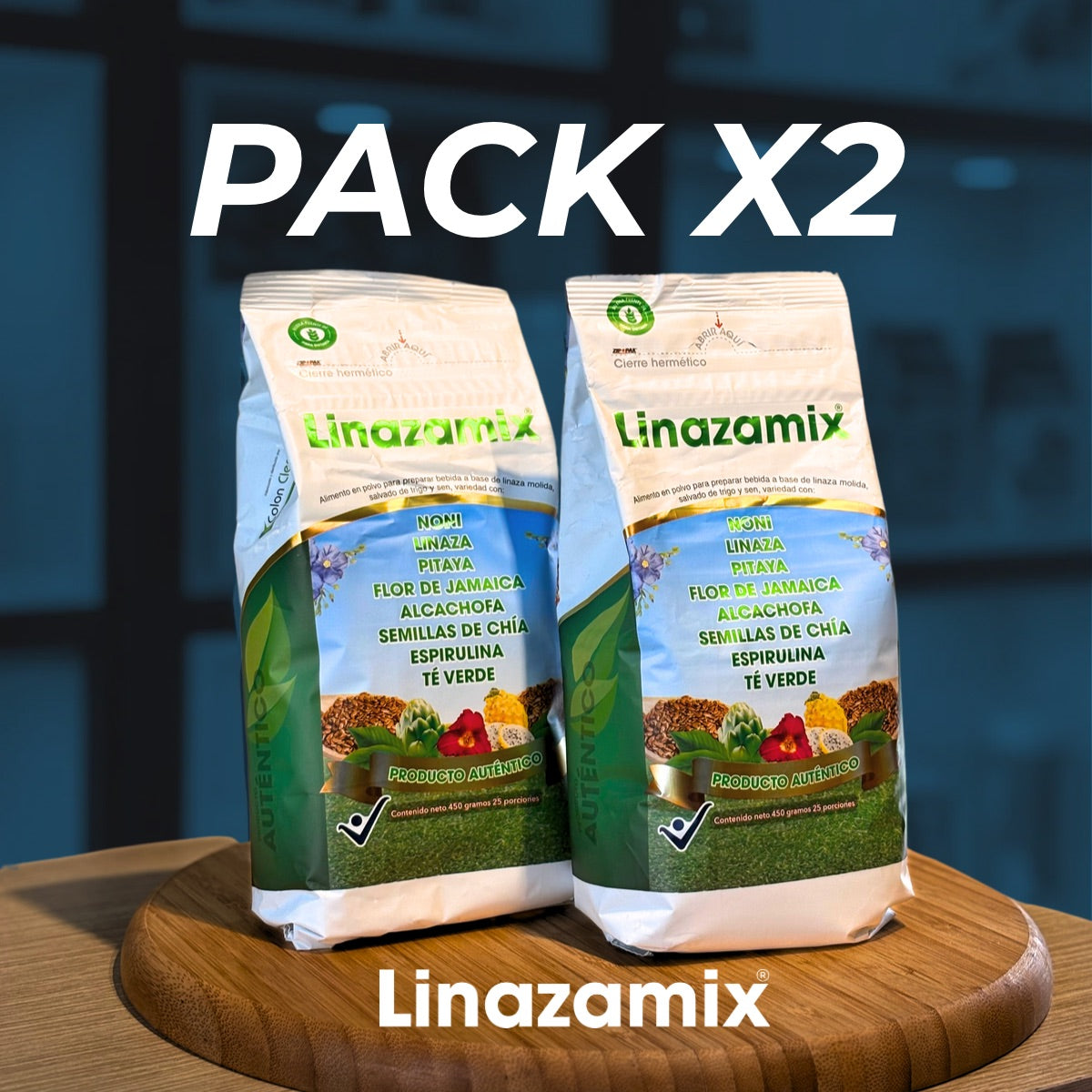 PACK X 2 LINAZAMIX NATURAL O SABOR