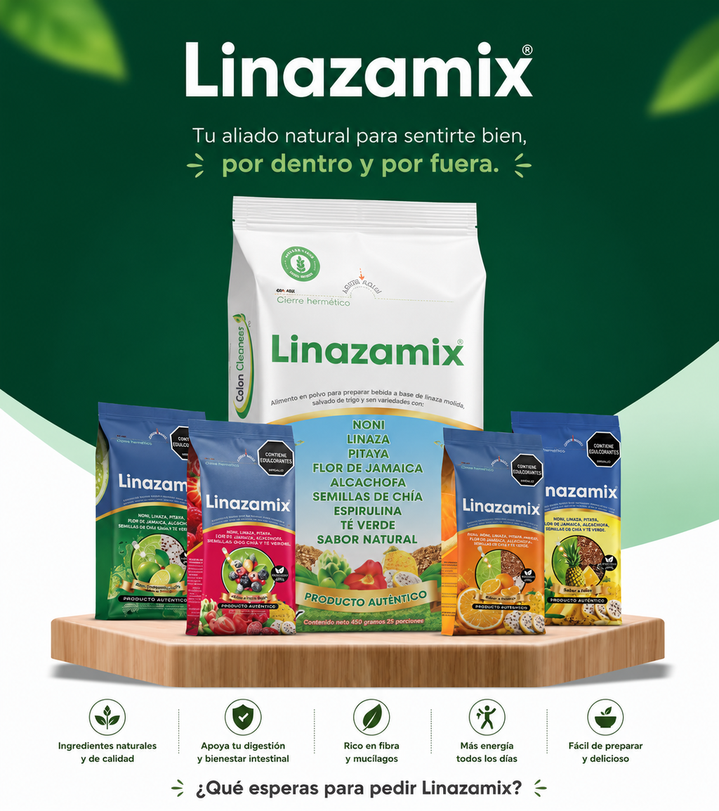 COMBO X 4 LINAZAMIX NATURAL O SABOR X 450 g