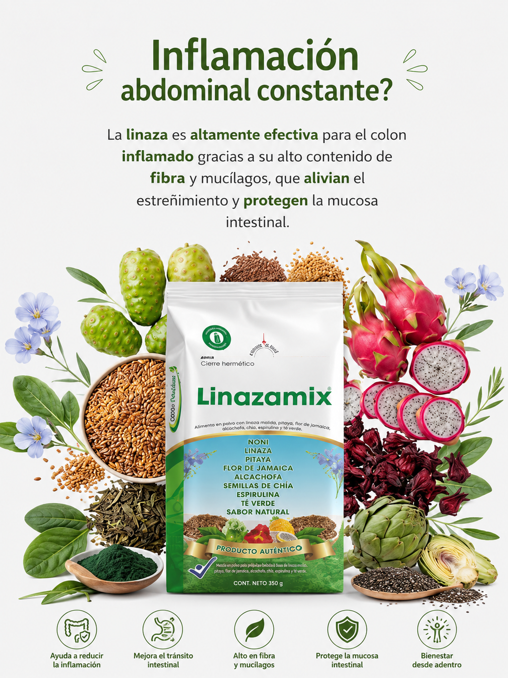 PACK X 2 LINAZAMIX NATURAL O SABOR